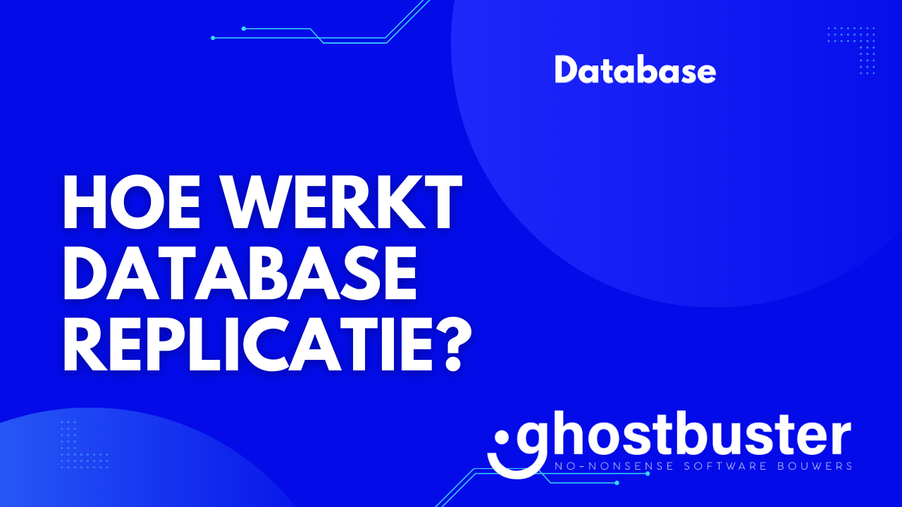Hoe werkt database replicatie?