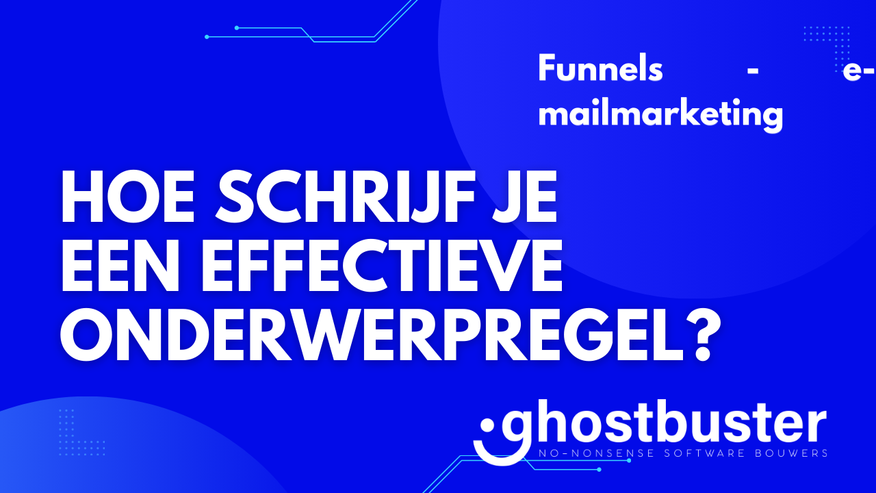 Hoe schrijf je een effectieve onderwerpregel?