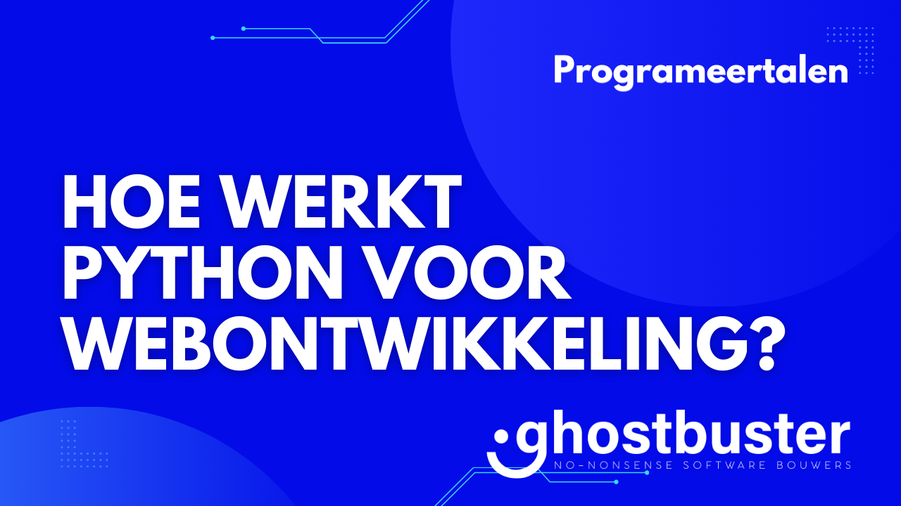 Hoe werkt Python voor webontwikkeling?