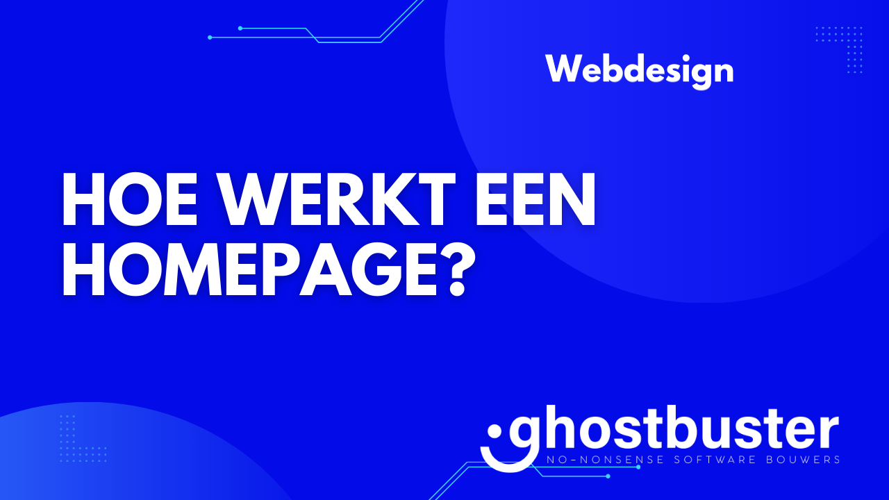 Hoe werkt een homepage?